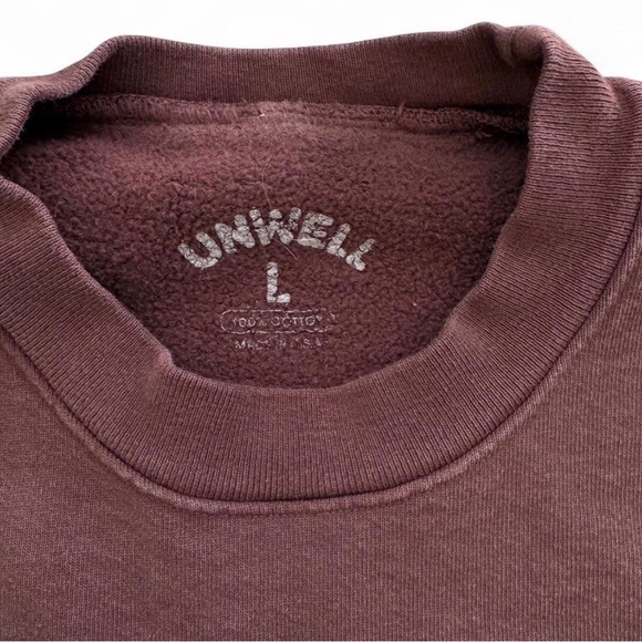 UNWELL West Tour 2024 Medium Brown Sweatshirt - Picture 2 of 4